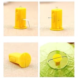 Led gắn đèn ông sao, đèn led nút nhựa gắn đèn lồng trang trí 1