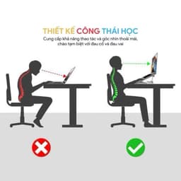 [DEAL MỞ BÁN] Giá Đỡ Laptop N3 Hợp Kim Nhôm Cao Cấp 16 Inch – Kệ Kê Máy Tính Xách Tay, 6 Mức Điều Chỉnh, Gấp Gọn Dễ Dàng 4