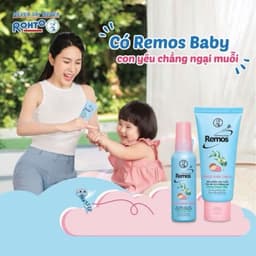 Kem, xịt chống muỗi cho bé từ 6 tháng tuổi Remos Mentholatum hương khuynh diệp - Tuýp 70g, xịt 60ml 4
