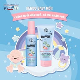 Kem, xịt chống muỗi cho bé từ 6 tháng tuổi Remos Mentholatum hương khuynh diệp - Tuýp 70g, xịt 60ml 2