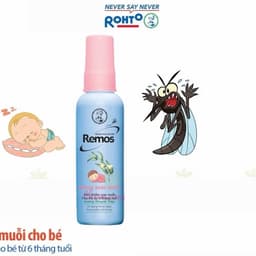 Kem, xịt chống muỗi cho bé từ 6 tháng tuổi Remos Mentholatum hương khuynh diệp - Tuýp 70g, xịt 60ml 5