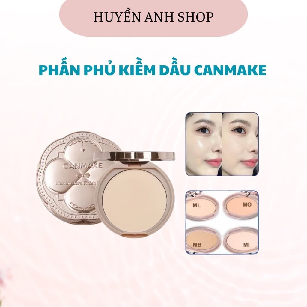 Canmake Phấn phủ Marshmallow Finish PowderMB / MI / ML / MO Ocher & Refills 10g