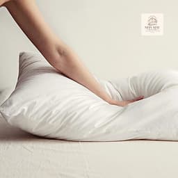 (KÈM VỎ) Ruột Gối Đầu Ép Hơi Pillow Hilton Tiêu Chuẩn Khách Sạn Cao Cấp, Gối Bông Gòn Mềm Mịn Êm Ái - 004 4