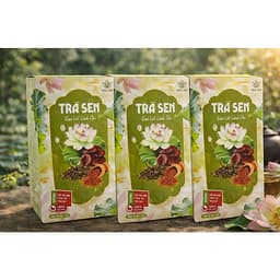 [COMBO 3 HỘP] Trà Sen Gạo Lứt Linh Chi Hỗ Trợ Giấc Ngủ , Vóc Dáng , Thanh Lọc Cơ Thể 8