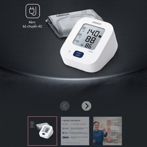 Mới    2026 - Kèm Adapter) Máy Đo Huyết Áp OMRON EZ Power HEM-7183-CAP - Bảo hành 5 năm