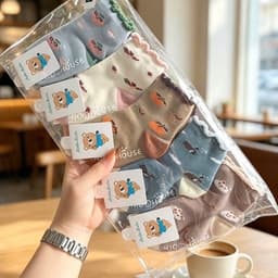Combo 5/10 Đôi Tất Tập Đi, Vớ Chống Trơn Trượt Có Cao Su Bé Trai Gái Từ 0-3Tuổi 8