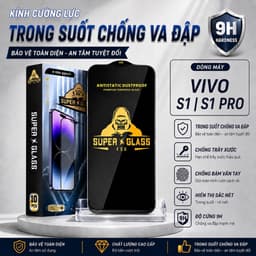 Kính cường lực Vivo S1, S1 Pro, 1920 full màn trong suốt miếng dán bảo vệ màn hình điện thoại vv 1