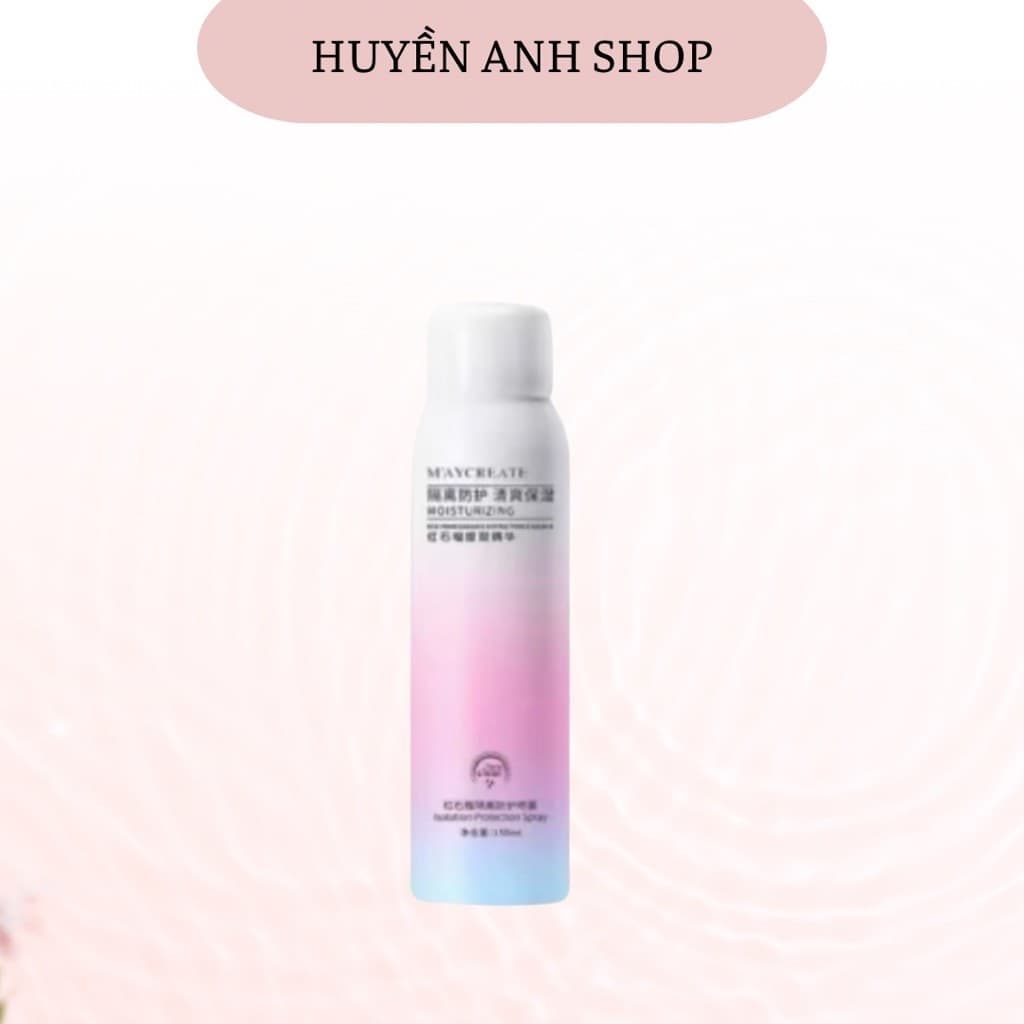 Xịt Chống Nắng Maycreate Nâng Tone Bảo Vệ Da Không Trôi Không Thấm Nước 150ML