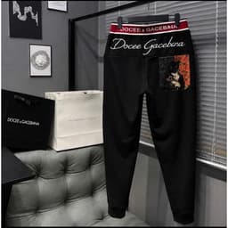Quần Jogger Nam Đôn Chề Chữ Thêu Túi Hoạ tiết Hoạ Tiết Con Cọp đen , dây chữ , Quần Dài Chất Umi Hàn Full Tang Hàng QC 3