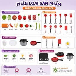 Bộ đồ chơi nấu ăn cho bé , đồ chơi nhập vai nấu ăn , hiệu ứng âm thanh mô phỏng chân thực 7