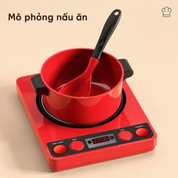 Bộ đồ chơi nấu ăn cho bé , đồ chơi nhập vai nấu ăn , hiệu ứng âm thanh mô phỏng chân thực 4