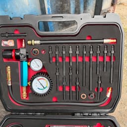 Bộ kiểm tra nén động cơ xăng + diesel. Động cơ phun trực tiếp và gián tiếp 46 chi tiết 4