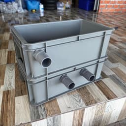Bộ lọc Baki 45x27x16 (In out 34) TẶNG GIÀN MƯA, lý tưởng cho ao cá cảnh dưới 1500 lít. 5