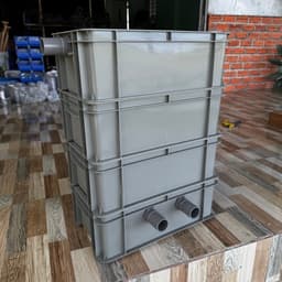 Bộ lọc Baki 45x27x16 (In out 34) TẶNG GIÀN MƯA, lý tưởng cho ao cá cảnh dưới 1500 lít. 2