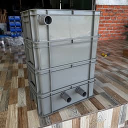 Bộ lọc Baki 45x27x16 (In out 34) TẶNG GIÀN MƯA, lý tưởng cho ao cá cảnh dưới 1500 lít. 3