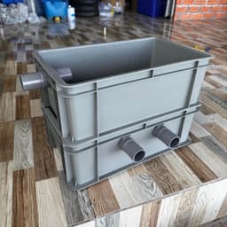 Bộ lọc Baki 45x27x16 (In out 34) TẶNG GIÀN MƯA, lý tưởng cho ao cá cảnh dưới 1500 lít. 8