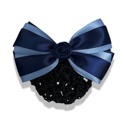 Kẹp tóc lưới nơ Dubuchic 10cm thời trang văn phòng thiết kế cao cấp 1