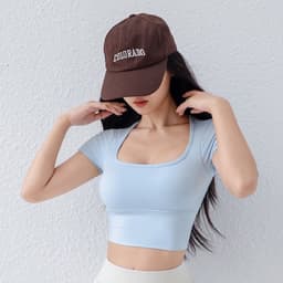 [Hoả Tốc Sẵn] Đồ Tập Gym,Yoga,Pilates Áo Bra Thể Thao Có Tay Đệm Ngực Hở Lưng Pha Lưới QC 2