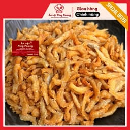 Khô Cá Cơm Sấy Giòn Tách Dầu Ăn Liền, Khô Cá Cơm Chiên Giòn Hương Vị Quê Nhà, Thực Phẩm Biếu Tết 5
