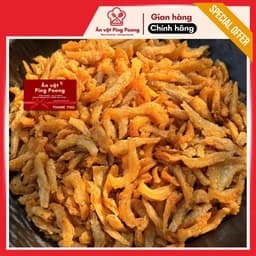 Khô Cá Cơm Sấy Giòn Tách Dầu Ăn Liền, Khô Cá Cơm Chiên Giòn Hương Vị Quê Nhà, Thực Phẩm Biếu Tết 4