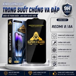 Kính cường lực Redmi 8, 8A trong suốt full màn miếng dán bảo vệ màn hình điện thoại Redmi 1