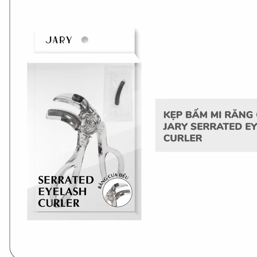 Kẹp Bấm Mi Jary Giúp Cong Mi, Hạn Chế Gãy Mi Serrated Eyelash Curler