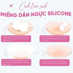 Miếng Dán Ngực Tự Thân Silicone Jary Nipple Covers Chống Rớt Chống Mồ Hôi 7