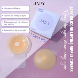 Miếng Dán Ngực Tự Thân Silicone Jary Nipple Covers Chống Rớt Chống Mồ Hôi 5