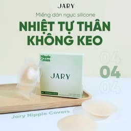 Miếng Dán Ngực Tự Thân Silicone Jary Nipple Covers Chống Rớt Chống Mồ Hôi 4