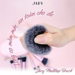 [SET 10 CÂY] Bộ cọ trang điểm Jary Makeup Brush + Túi đựng da PU 4