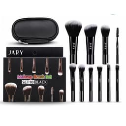 [SET 10 CÂY] Bộ cọ trang điểm Jary Makeup Brush + Túi đựng da PU 6