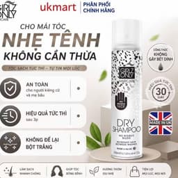 Dầu Gội Khô Girlz Only Party Nights/ Dazzling Volume /For Blondes 100ml 200ml Giúp Bồng Bềnh Tóc 5