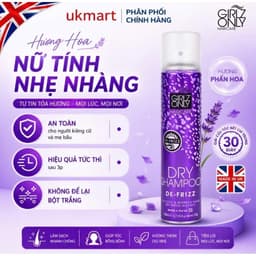 Dầu Gội Khô Girlz Only Party Nights/ Dazzling Volume /For Blondes 100ml 200ml Giúp Bồng Bềnh Tóc 6