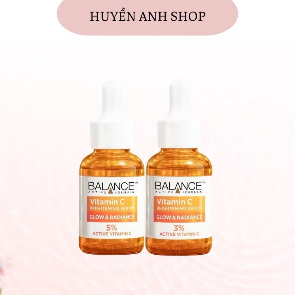 Serum Sáng Da, Mờ Thâm Balance Active Formula Vitamin C 5% & 3% Brightening 30ml