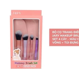 Bộ Cọ Trang Điểm Jary Makeup Brush Set 4 Cây Kèm Túi Đựng Da Pu 5