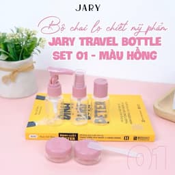 Bộ Chiết Mỹ Phẩm 6 món chai lọ Jary Travel Bottles Set 5