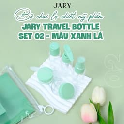 Bộ Chiết Mỹ Phẩm 6 món chai lọ Jary Travel Bottles Set 6