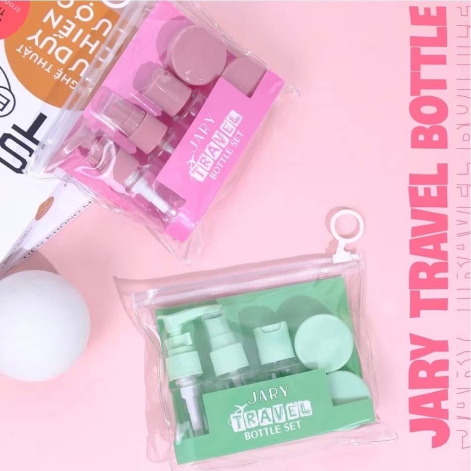 Bộ Chiết Mỹ Phẩm 6 món chai lọ Jary Travel Bottles Set