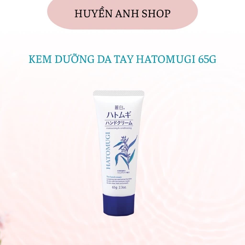 Kem Dưỡng Da Tay Reihaku Hatomugi Hand Cream 65g Giúp Dưỡng Ẩm và Làm Sáng Da