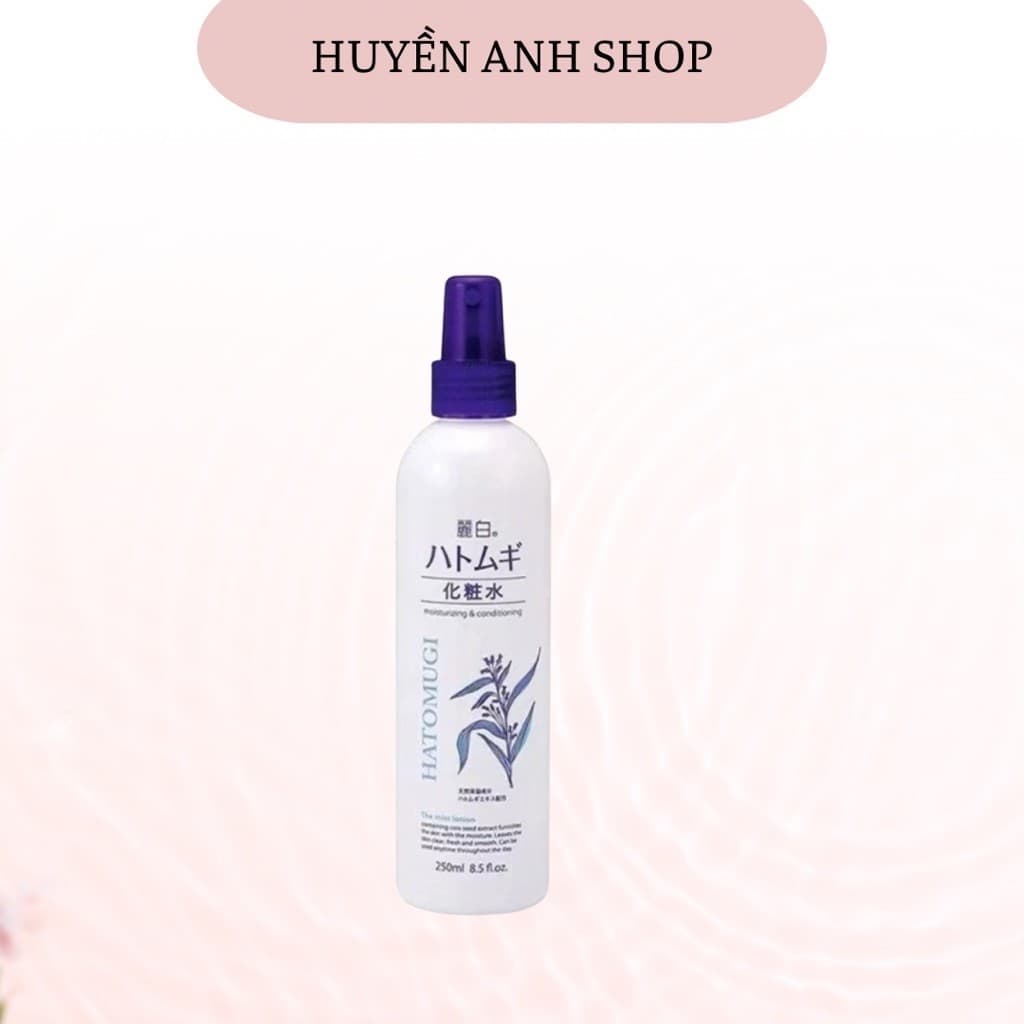 Xịt khoáng dưỡng ẩm và làm sáng da Hatomugi Nhật 250ml
