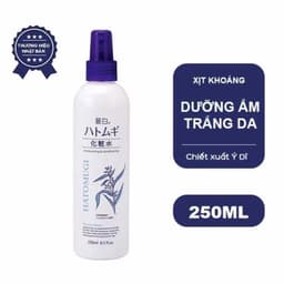 Xịt khoáng dưỡng ẩm và làm sáng da Hatomugi Nhật 250ml 4