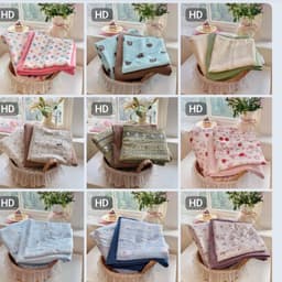 Bộ vỏ chăn ga gối Cotton Đũi gân hoạ tiết cute,bộ 4 món,vỏ chăn có khoá kéo để lồng ruột chăn 3