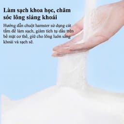 BELGI cát tắm cho chuột hamster nhiều mùi làm sạch lông thơm mát 2