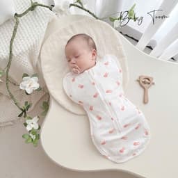 Nhộng chũn petti thun lạnh Baby Tom mềm mát cho bé sơ sinh 1