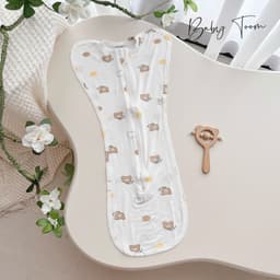Nhộng chũn petti thun lạnh Baby Tom mềm mát cho bé sơ sinh 2
