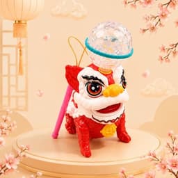 Đèn lồng trung thu kỳ lân thiết kế bắt mắt, màu sắc nổi bật,có nhạc , đèn ,nhựa abs,lồng đèn trung thu 6