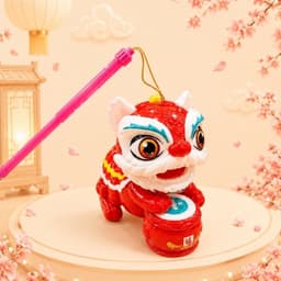 Đèn lồng trung thu kỳ lân thiết kế bắt mắt, màu sắc nổi bật,có nhạc , đèn ,nhựa abs,lồng đèn trung thu 4