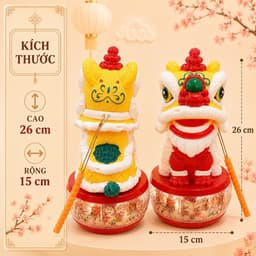 Đèn lồng trung thu kỳ lân thiết kế bắt mắt, màu sắc nổi bật,có nhạc , đèn ,nhựa abs,lồng đèn trung thu 3