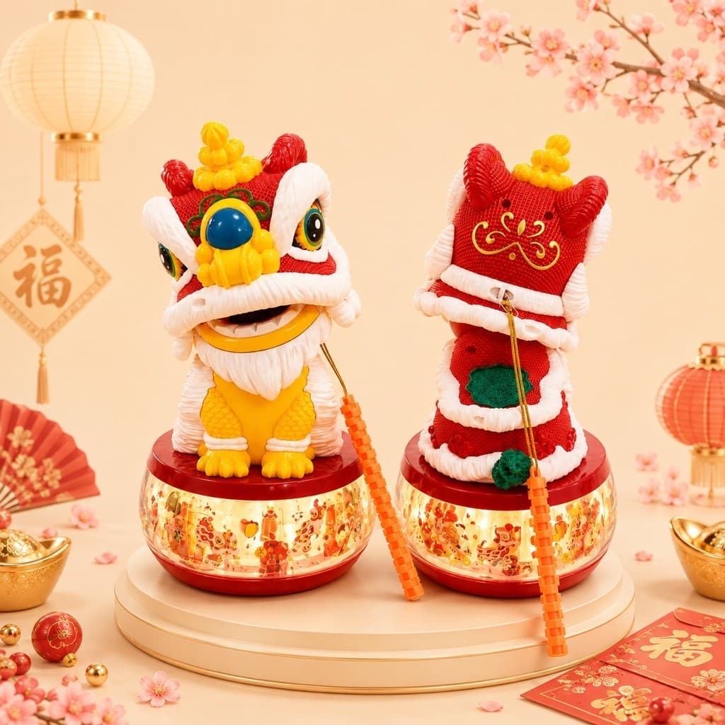 Lồng đèn trung thu thu kỳ lân thiết kế bắt mắt, màu sắc nổi bật,có nhạc , đèn ,nhựa abs,đồ chơi âm nhạc cho bé