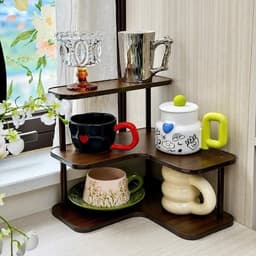 Kệ Gỗ 3 Tầng Để Đồ Đa Năng - Kệ Góc Để Mỹ Phẩm, Nước Hoa, Đồ Trang Điểm L Phù Hợp Mọi Góc Phòng(san) 4